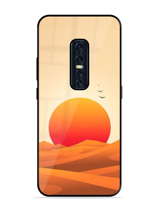 Desert Sunset Glossy Soft Edge Case for Vivo V17 Pro Chachhi