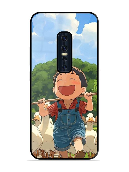 Duck Parade Glossy Soft Edge Case for Vivo V17 Pro Chachhi