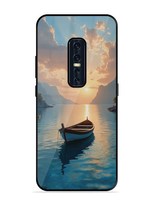 Serene Sunset Glossy Soft Edge Case for Vivo V17 Pro Chachhi