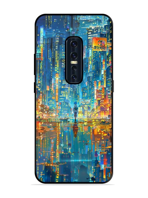 Neon Metropolis Glossy Soft Edge Case for Vivo V17 Pro Chachhi