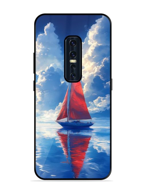 Crimson Sails Glossy Soft Edge Case for Vivo V17 Pro Chachhi