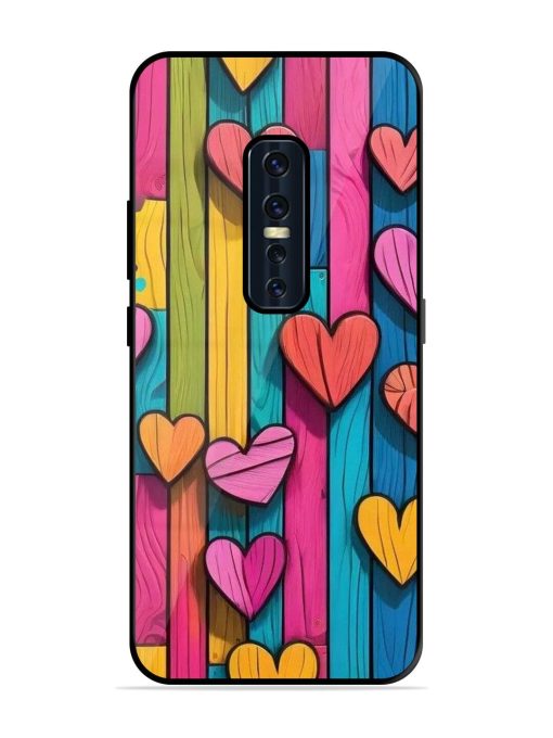 Rainbow Of Hearts Glossy Soft Edge Case for Vivo V17 Pro Chachhi