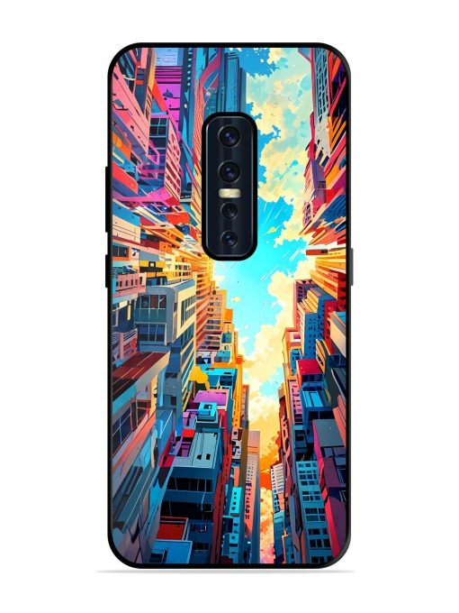 Skyward City Glossy Soft Edge Case for Vivo V17 Pro Chachhi