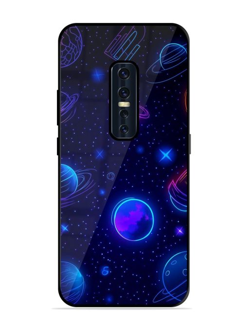 Neon Cosmos Glossy Soft Edge Case for Vivo V17 Pro Chachhi