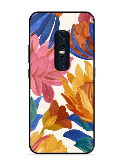 Blooming Tapestry Glossy Soft Edge Case for Vivo V17 Pro Chachhi