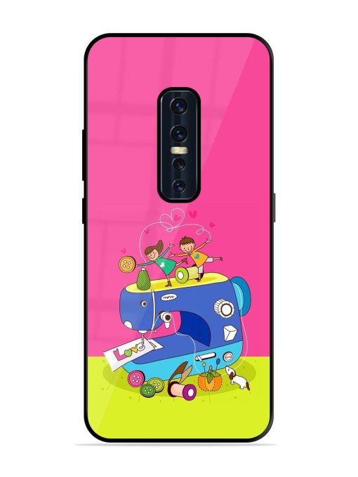 Sew Cute Glossy Soft Edge Case for Vivo V17 Pro Chachhi