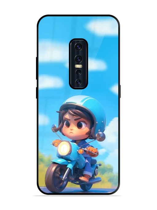 Little Rider Glossy Soft Edge Case for Vivo V17 Pro Chachhi