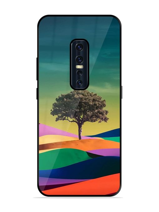 Rainbow'S Lone Sentinel Glossy Soft Edge Case for Vivo V17 Pro Chachhi