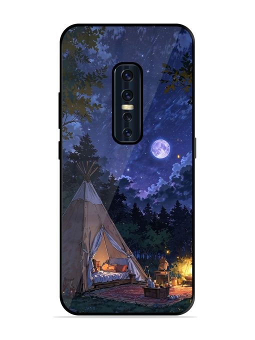 Moonlight Camping Glossy Soft Edge Case for Vivo V17 Pro Chachhi