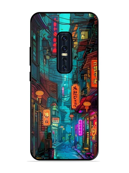 Neon Nightscape Glossy Soft Edge Case for Vivo V17 Pro Chachhi