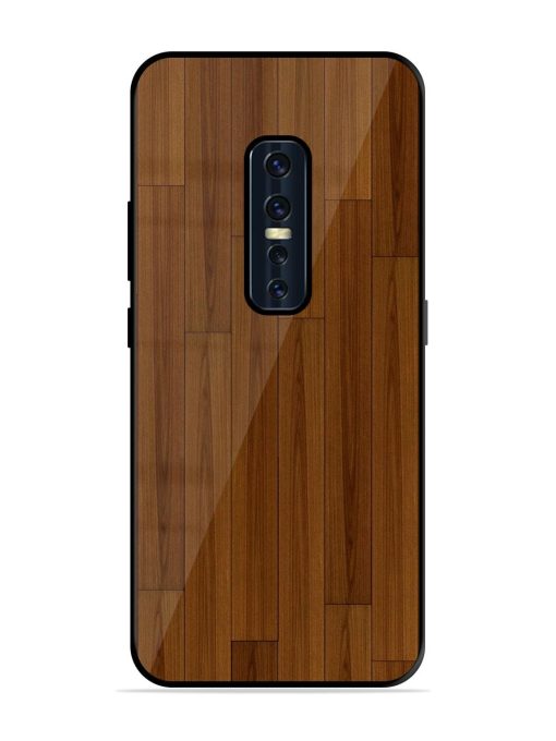 Warm Woodgrain Glossy Soft Edge Case for Vivo V17 Pro Chachhi