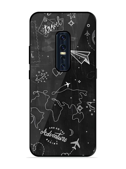 Wanderlust Sketchbook Glossy Soft Edge Case for Vivo V17 Pro Chachhi