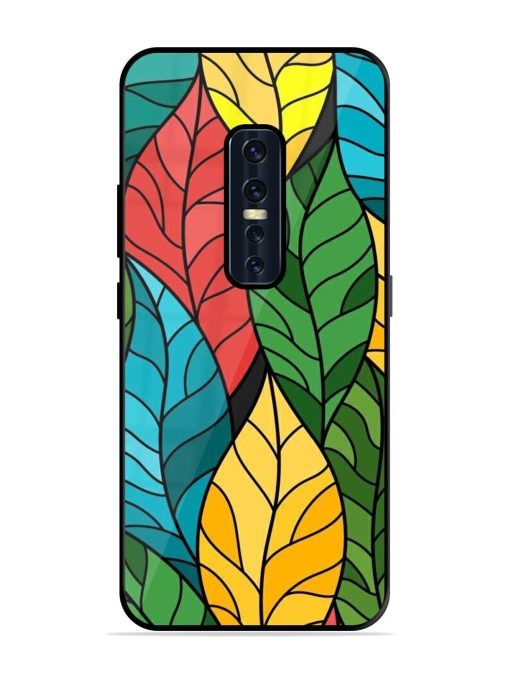 Foliage Fiesta Glossy Soft Edge Case for Vivo V17 Pro Chachhi