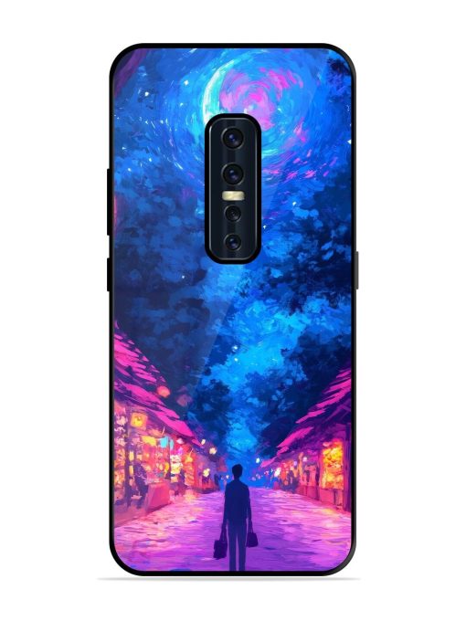 Neon Nightscape Glossy Soft Edge Case for Vivo V17 Pro Chachhi