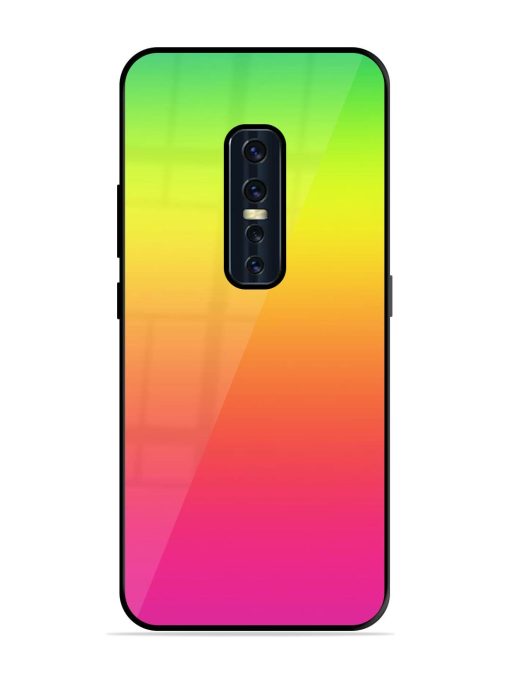 Rainbow Gradient Glossy Soft Edge Case for Vivo V17 Pro Chachhi