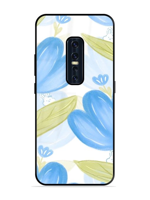 Bunny'S Blue Garden Glossy Soft Edge Case for Vivo V17 Pro Chachhi