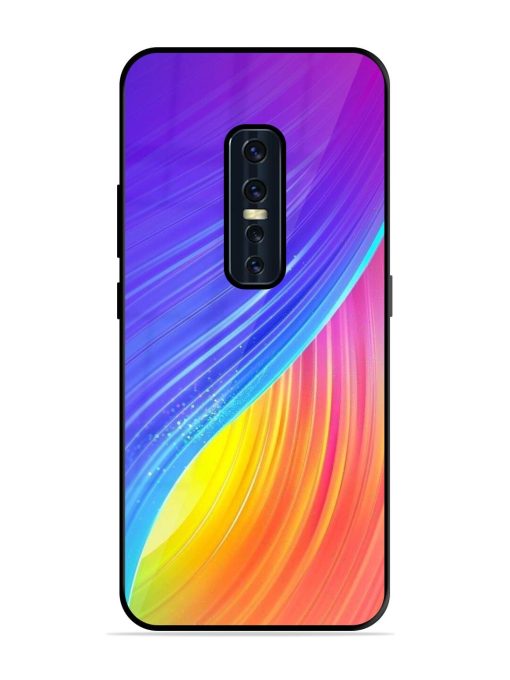 Neon Swirl Glossy Soft Edge Case for Vivo V17 Pro Chachhi