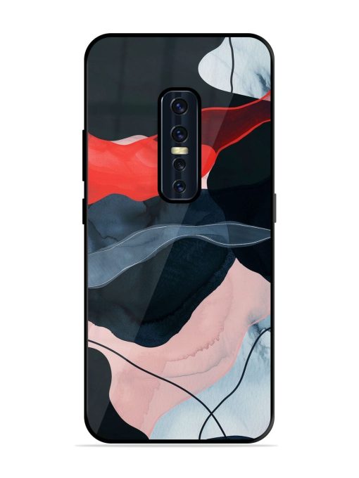 Dark Currents Glossy Soft Edge Case for Vivo V17 Pro Chachhi