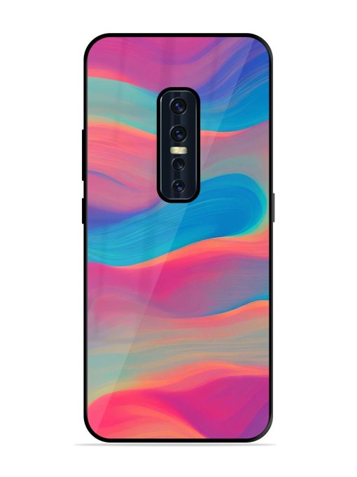 Wavy Wonder Glossy Soft Edge Case for Vivo V17 Pro Chachhi