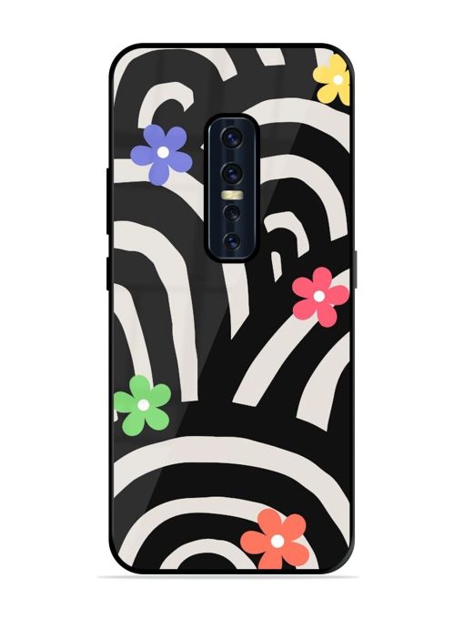 Rainbow Arcs Glossy Soft Edge Case for Vivo V17 Pro Chachhi