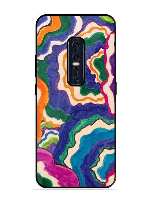 Wavy Wonder Glossy Soft Edge Case for Vivo V17 Pro Chachhi