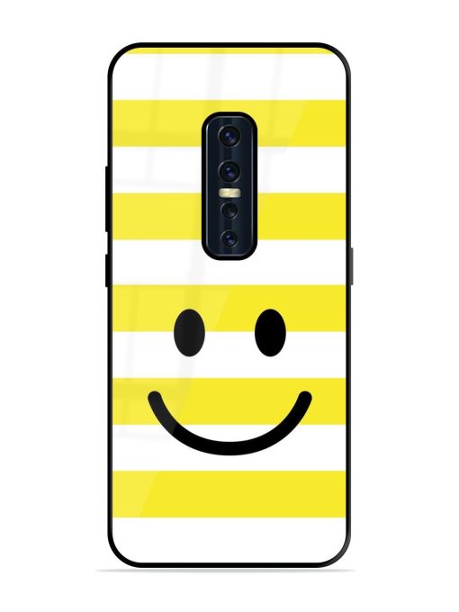 Smiling Stripes Glossy Soft Edge Case for Vivo V17 Pro Chachhi