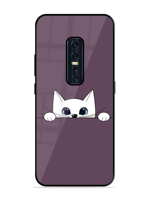 Peek-A-Boo Kitty Glossy Soft Edge Case for Vivo V17 Pro Chachhi