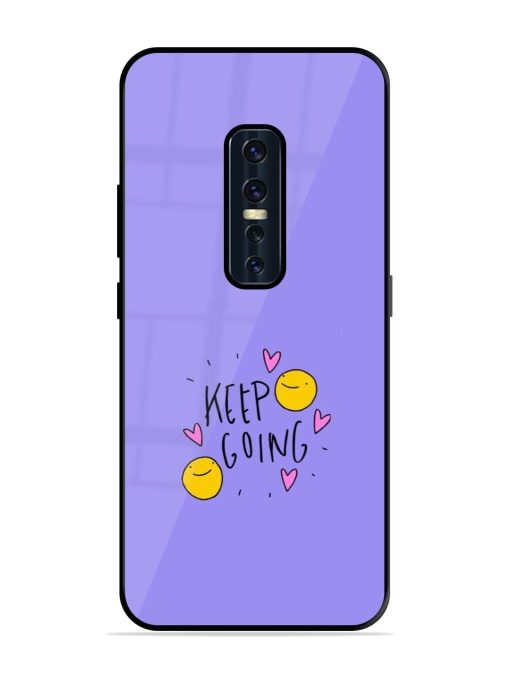 Smiling Through It All Glossy Soft Edge Case for Vivo V17 Pro Chachhi