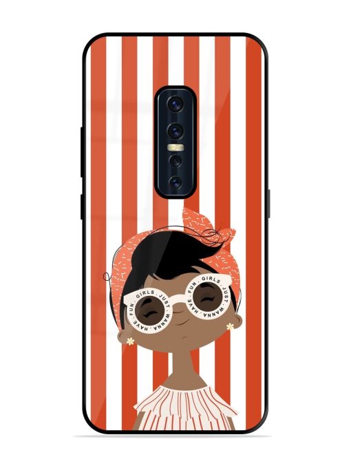 Girls Just Wanna Have Fun Glossy Soft Edge Case for Vivo V17 Pro Chachhi