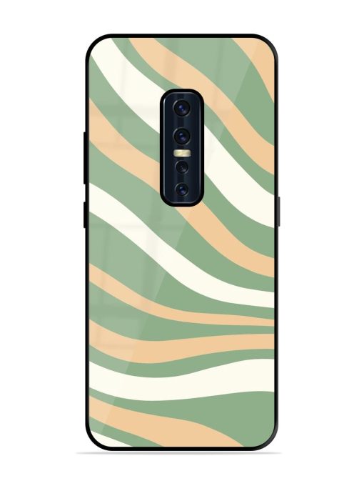 Wavy Pastel Paradise Glossy Soft Edge Case for Vivo V17 Pro Chachhi