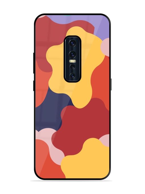 Gooey Color Chaos Glossy Soft Edge Case for Vivo V17 Pro Chachhi