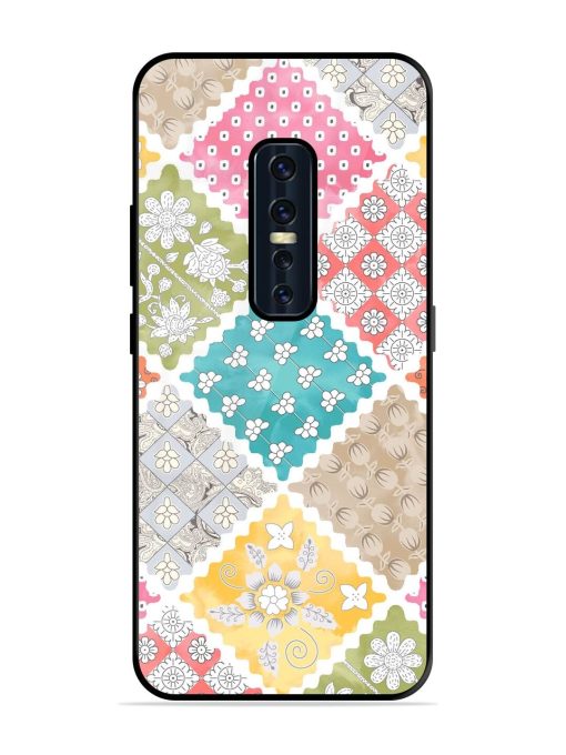 Patchwork Dreamscape Glossy Soft Edge Case for Vivo V17 Pro Chachhi