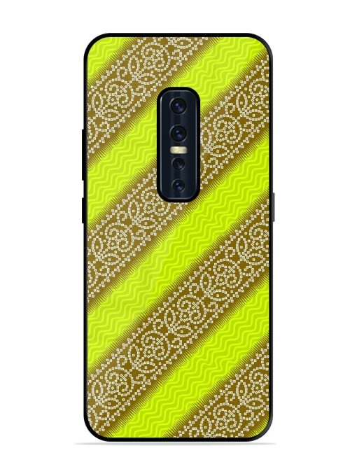 Golden Bandana Bliss Glossy Soft Edge Case for Vivo V17 Pro Chachhi