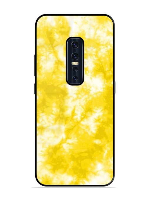 Golden Tie-Dye Twirl Glossy Soft Edge Case for Vivo V17 Pro Chachhi