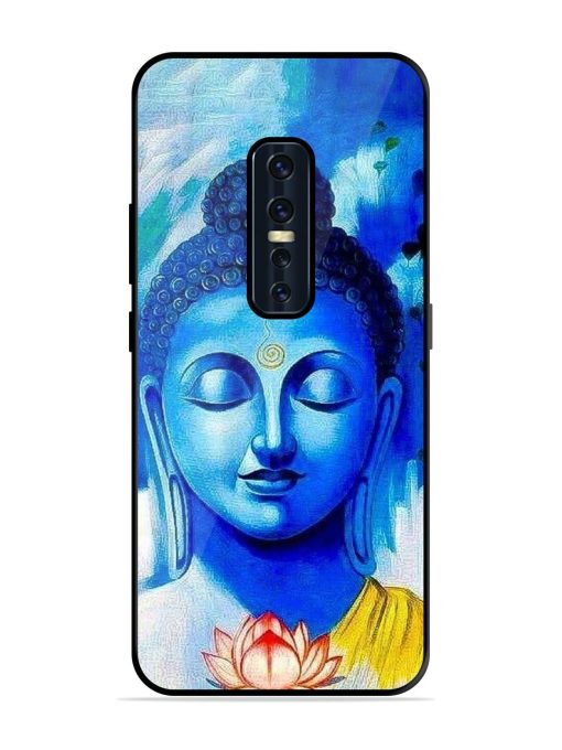 Serene Buddha With Lotus Glossy Soft Edge Case for Vivo V17 Pro Chachhi