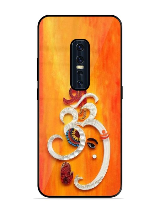 Ganesha In Quilling Art Glossy Soft Edge Case for Vivo V17 Pro Chachhi