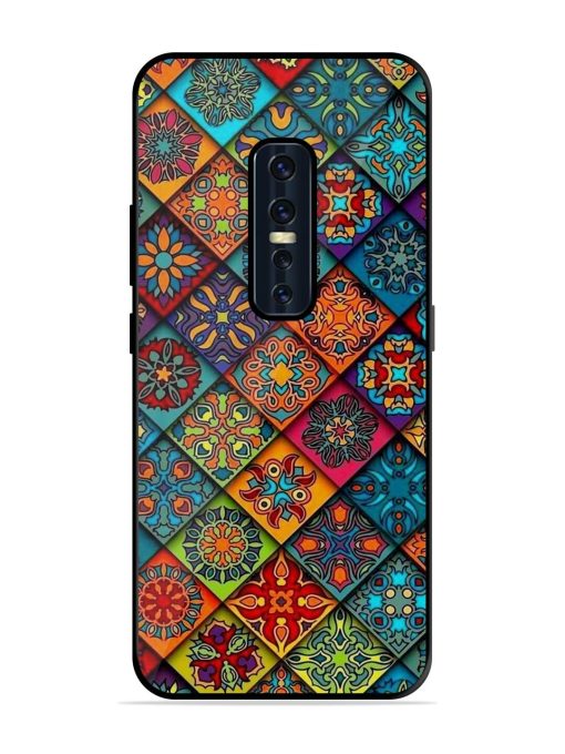 Patchwork Mandala Mosaic Glossy Soft Edge Case for Vivo V17 Pro Chachhi