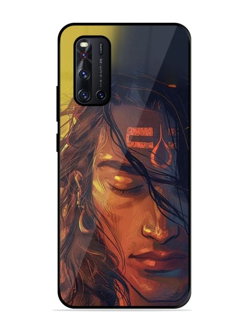 Tranquil Shiva Glossy Soft Edge Case for Vivo V19 Chachhi