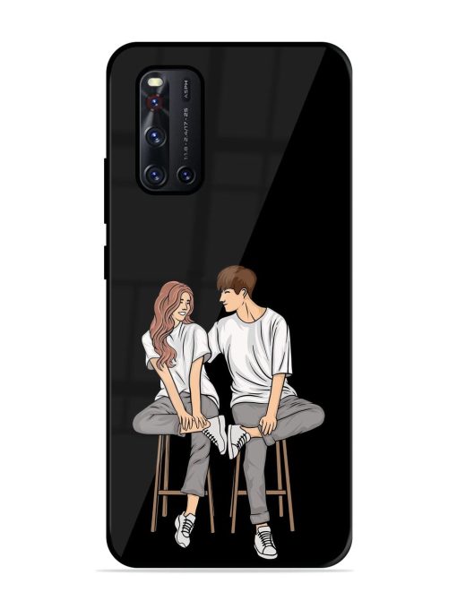 Soulful Connection Glossy Soft Edge Case for Vivo V19 Chachhi