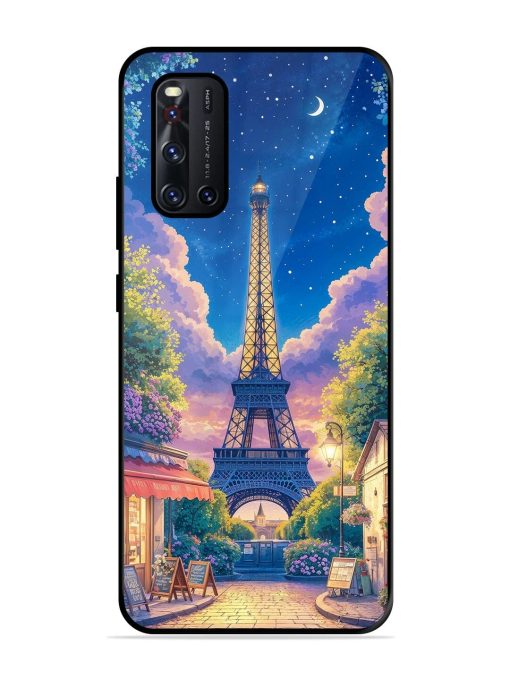 Twilight In Paris Glossy Soft Edge Case for Vivo V19 Chachhi