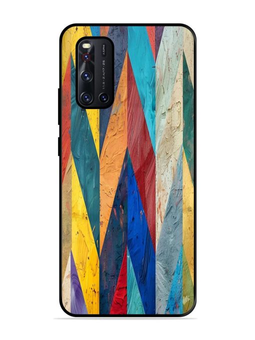 Abstract Tapestry Glossy Soft Edge Case for Vivo V19 Chachhi