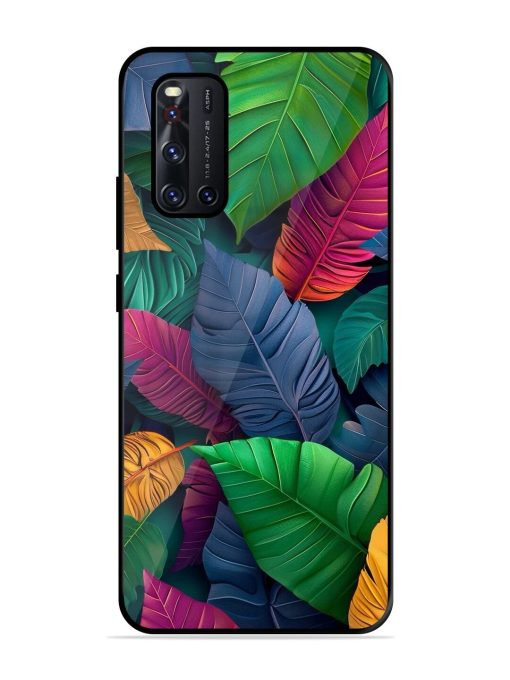 Tropical Tapestry Glossy Soft Edge Case for Vivo V19 Chachhi