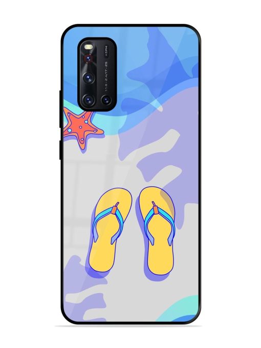 Sandy Toes And Salty Seas Glossy Soft Edge Case for Vivo V19