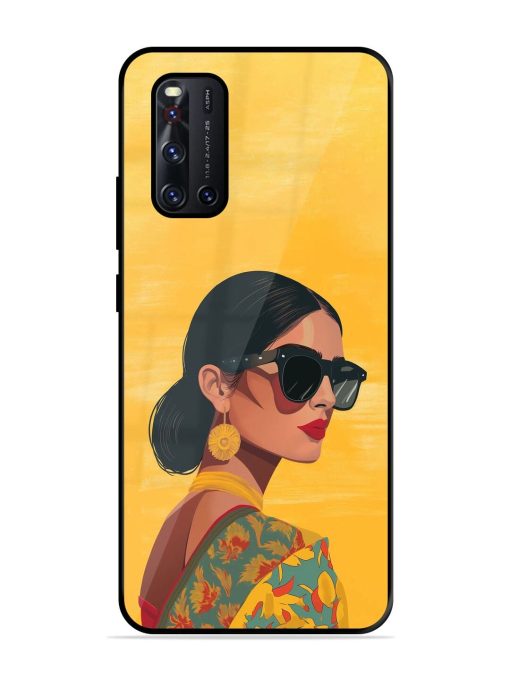 Neon Nightscape Glossy Soft Edge Case for Vivo V19 Chachhi