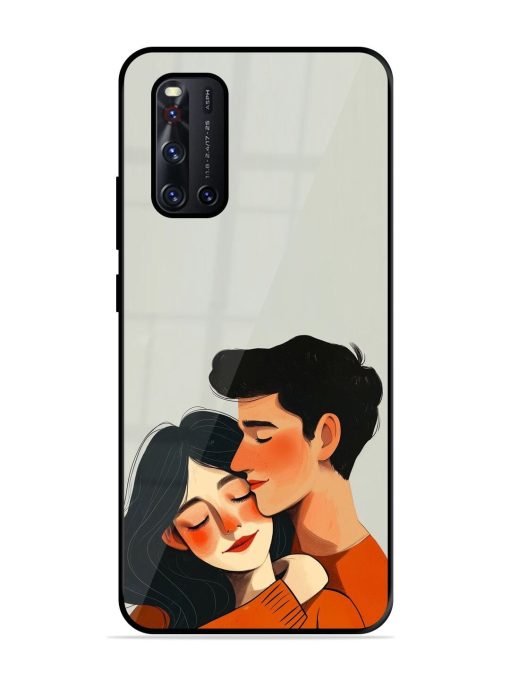 Craft Couples Glossy Soft Edge Case for Vivo V19 Chachhi