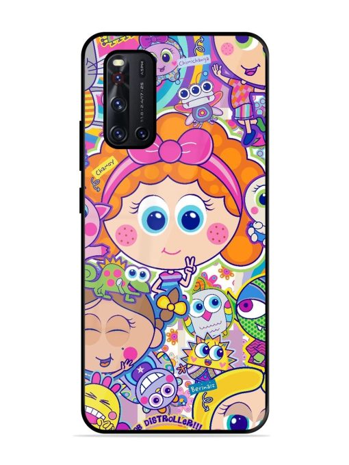 Distroller Friends Glossy Soft Edge Case for Vivo V19 Chachhi