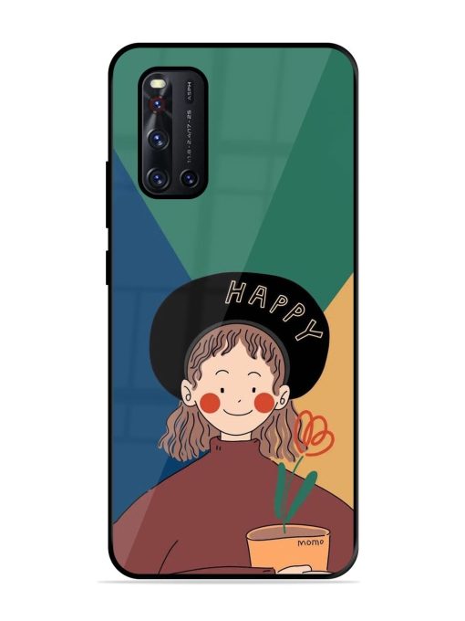 Happy Momo Glossy Soft Edge Case for Vivo V19 Chachhi