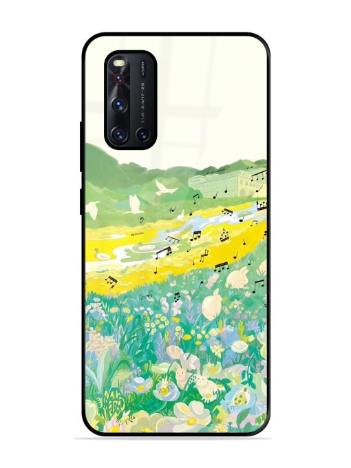 Melody In Bloom Glossy Soft Edge Case for Vivo V19 Chachhi