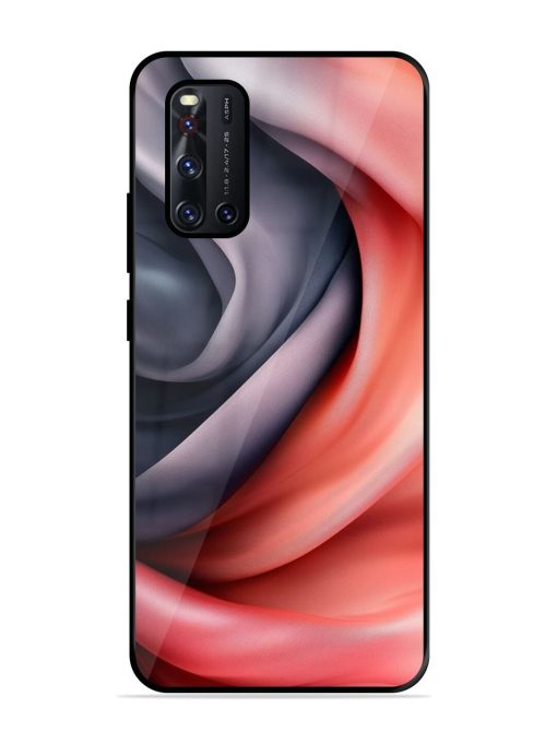 Swirling Silk Glossy Soft Edge Case for Vivo V19 Chachhi