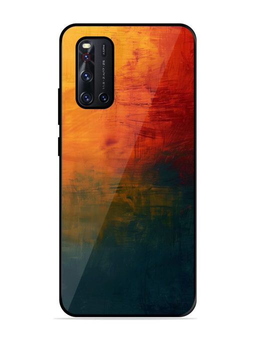 Golden Hour Canvas Glossy Soft Edge Case for Vivo V19 Chachhi